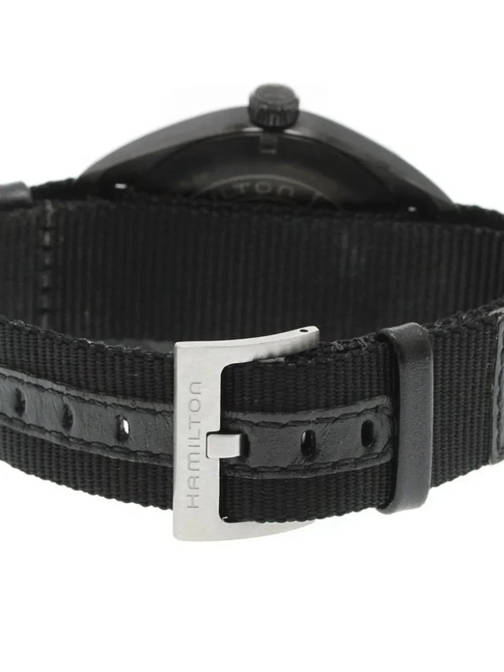 HAMILTON Khaki field H684010 Date black Dial Quartz Men's Watch